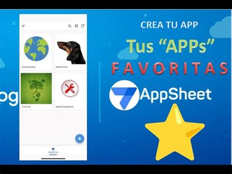 Uso De Linktoapp Crear App De Apps Favoritas En Appsheet Youtube