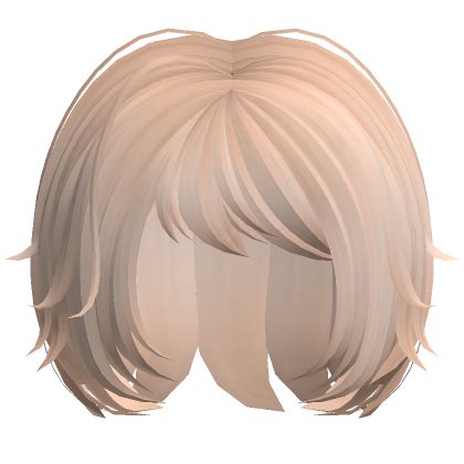 Cute Fluffy Short Bob Blonde Roblox