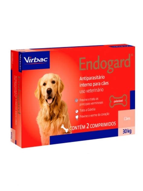 Endogard para Cães 30Kg com 2 Comprimidos - MYPETPRINCE
