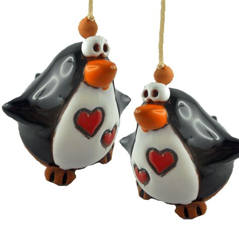 Le Pinguin Wind Klang Spiel Mobile Glocken Ton Keramik