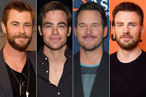 Photos of the Hollywood Chrises: Chris Pine, Chris Evans, Chris ...