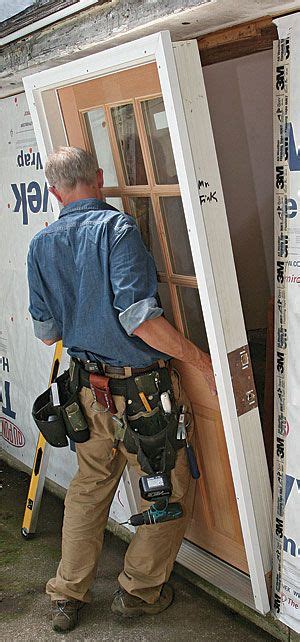 Install A Prehung Exterior Door Installing Exterior Door Prehung