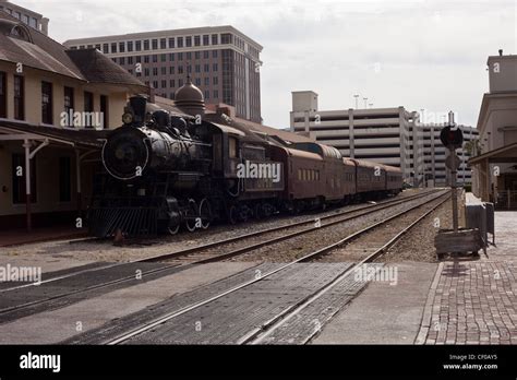 Old Steam Engine At Church Street Railway Station In Orlandothe Old