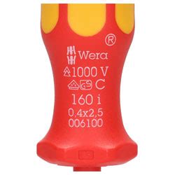 Wera I Kraftform Plus Vde Screwdriver Slotted X