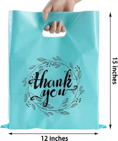 Cheap Plastic Shopping Bags with Logo for Clothes Shopping Customized ...