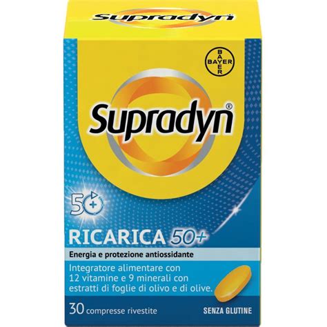 Supradyn Ricarica 50 Integratore Vitamine E Minerali Compresse 30 Pz