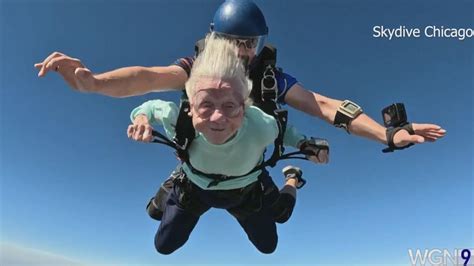 104 Year Old Chicago Woman Who Became Oldest Person To Tandem Skydive Dies