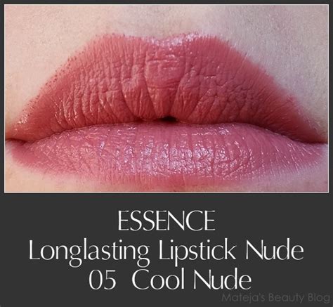 Essence Longlasting Lipstick Nude Cool Nude Mateja S Beauty Blog