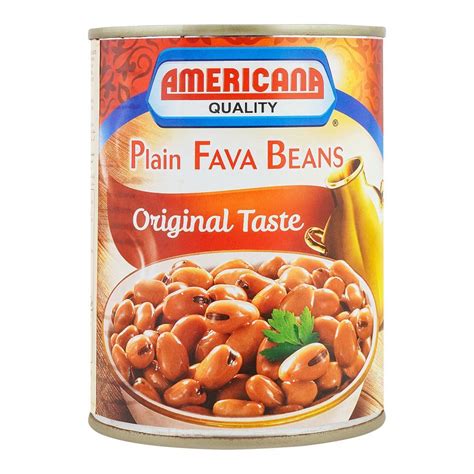 Buy Americana Plain Fava Beans Tin 400g Online At Best Price In