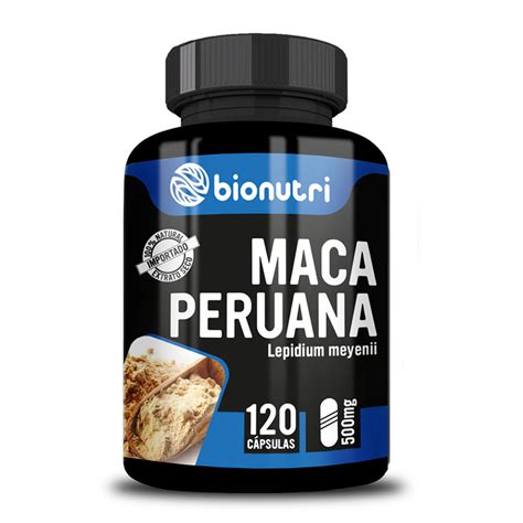 Maca Peruana Mg C Psulas Bionutri Armaz M Santa Helena