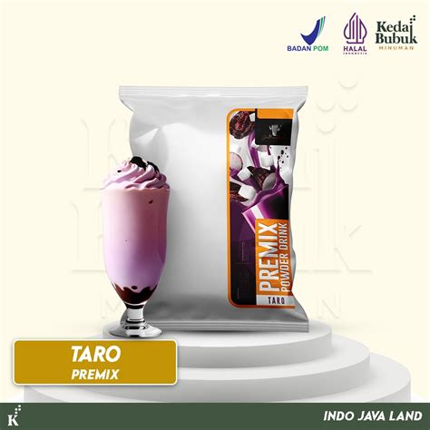 Jual Javaland Bubuk Minuman Rasa Taro Kg Premix Bubble Powder