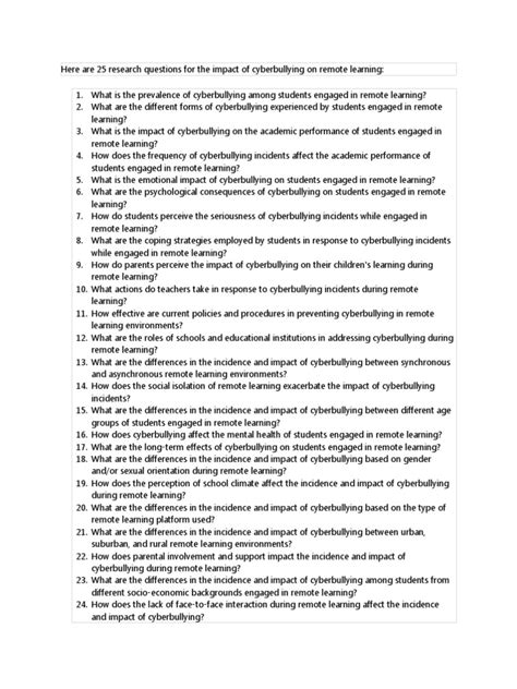 Questionnaire Cyberbulllying Pdf Cyberbullying Distance Education