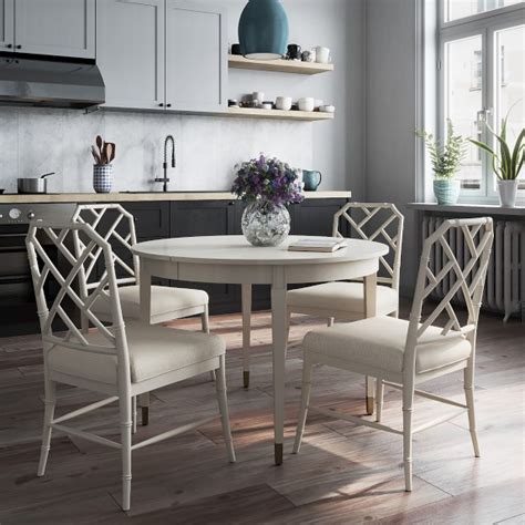 Jonathan Charles Synodic Swedish Extendable Round Dining Table