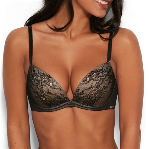 Soutien Gorge Push Up Plongeant Gossard Glossies Lace Black Gossard