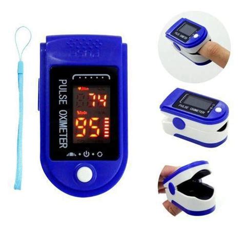 Oxmetro Digital De Dedo Pulso Saturação De Oxigênio Pulse Oximeter