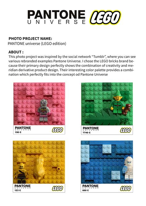 Pantone Universe Lego Edition On Behance