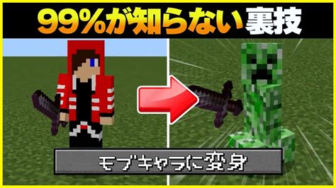 マイクラコマンドだけでモブキャラに変身できる方法をご紹介します マイクラ（minecraft）動画まとめ