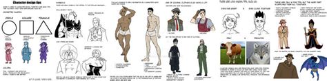 Character design tips by ComeNozes on DeviantArt