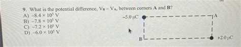 Solved What Is The Potential Difference VB VA Between Chegg