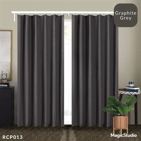 Langsir Tingkap Murah Window Curtain Semi Blackout Kain Langsir Pintu