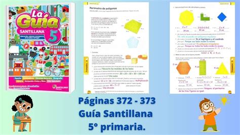 Guía Santillana quinto grado matemáticas páginas 372 373 YouTube