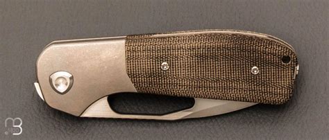 Couteau Designs Field Duty Front Flipper Knife Par Liong Mah