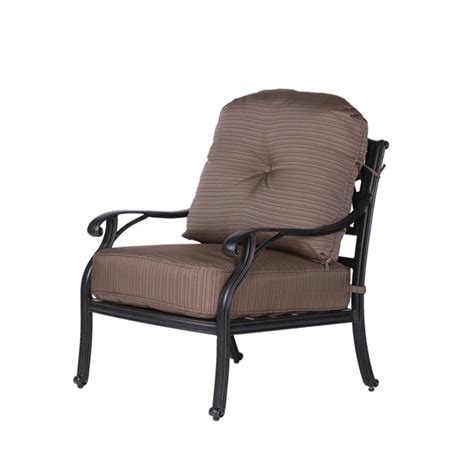 High Back Club Chair with Cushion – GatherCraft – Outdoor Furniture