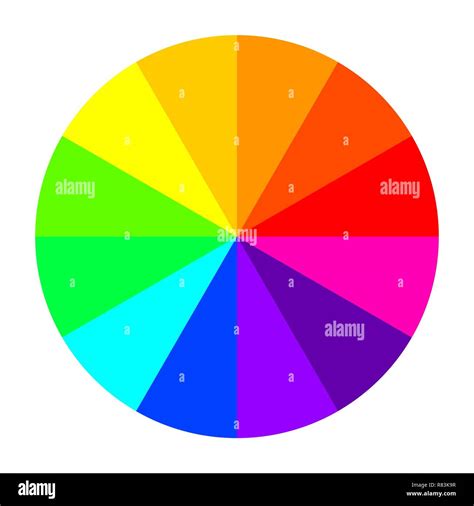 Color wheel Cut Out Stock Images & Pictures - Alamy