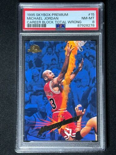 Skybox Premium Michael Jordan Psa Graded Card Chicago Bulls