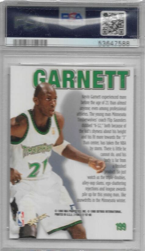 Skybox Z Force Kevin Garnett Minnesota Timberwolves Hof Zupermen