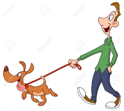 man walking a dog clipart 10 free Cliparts | Download images on ...