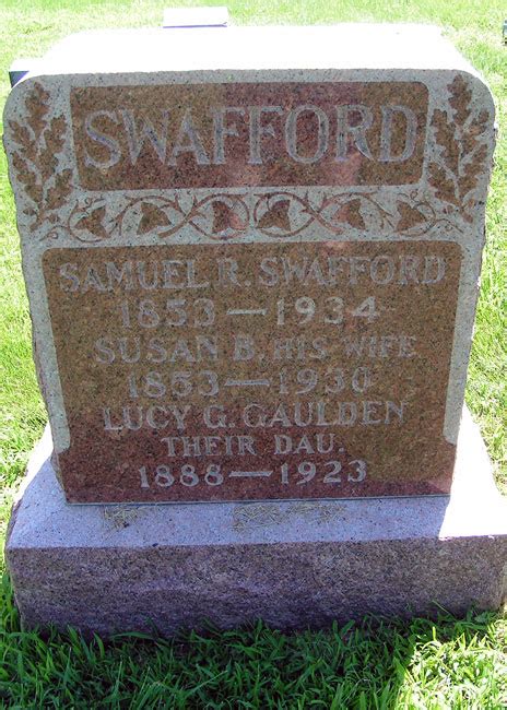 Susan Isabell Belle Mcgaugh Swafford Find A Grave Memorial