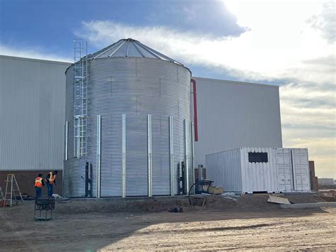 Ftsilo Custom Steel Tanks Round Cylindrical 200000 Liter Water Tank