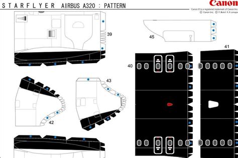 Papercraft Airbus A320 de Starflyer | Airbus | Vehicles | Airbus, Paper models, Paper crafts