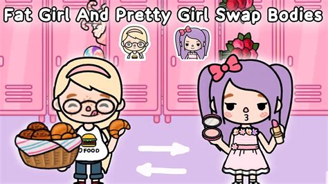 Fat Girl And Pretty Girl Swap Bodies💅💖 Love Story Toca Boca Toca