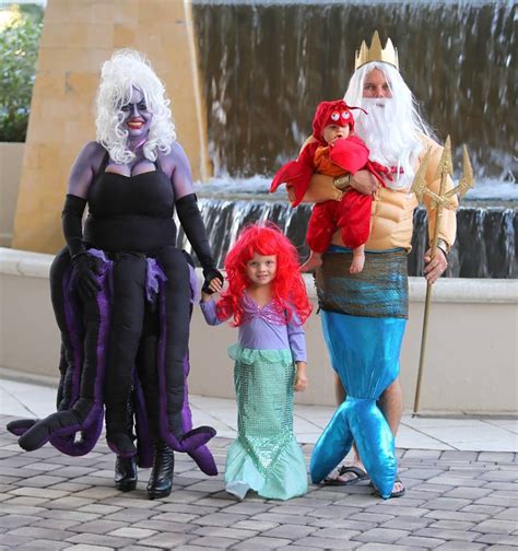 Family costume. adorable. the little mermaid. Ursula. DIY Mermaid ...