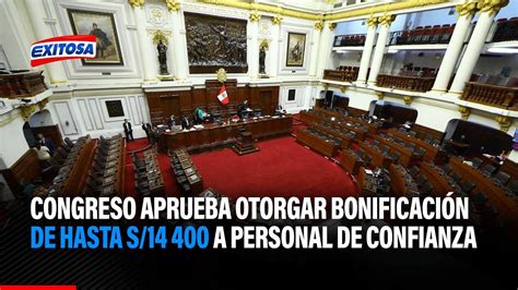 🔴🔵congreso Mesa Directiva Aprueba Otorgar Bonificación De Hasta S14