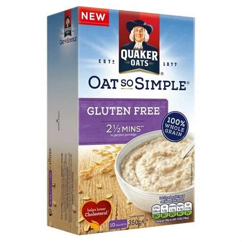 Quaker Quick 1 Minute Oats Gluten Free Select Starts 18