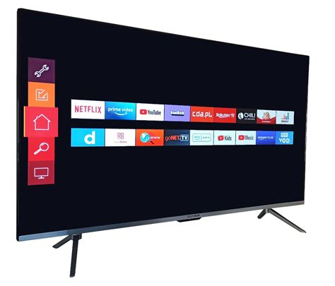 Telewizor SMART TV LED 50 TELEFUNKEN DVB T2 S2 4K HDR BEZRAMKOWY