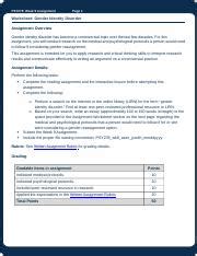 PSY278 Wk9 Assn Lmitchell 09042020 Docx PSY278 Week 9 Assignment