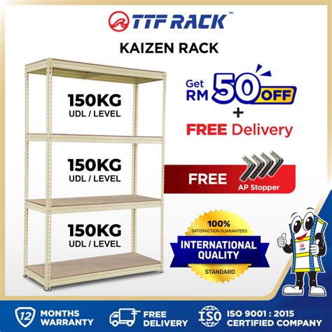 Ttf Rack Kaizen Rack Storage Rack Boltless Rack Rak Besi Rak Dapur