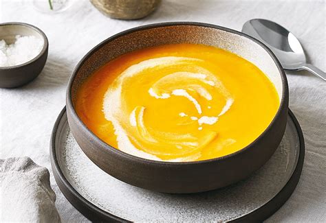 Karotten Orangen Cremesuppe Frisch Gekocht