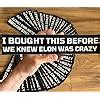 Amazon Tesla Bumper Sticker I Bought This Before We Knew Elon