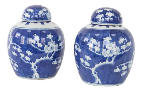 Cherry Blossom Ginger Jars A Pair On Oriental Design