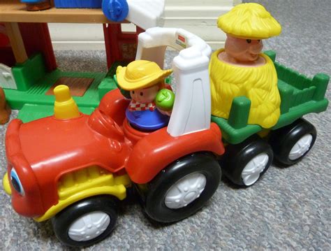 Fisher Price Little People Animal Sounds Farm Set with Tractor | Etsy