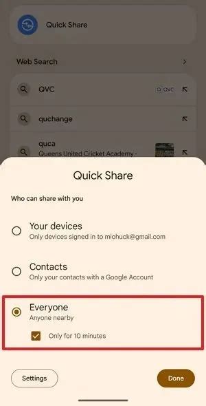 Windows Android Quick Share Twcb Ko