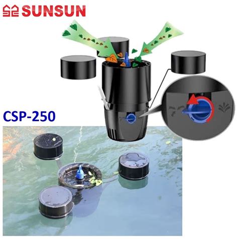 SUNSUN Плавающий скиммер фонтан для пруда CSP 250 - Скиммер для пруда