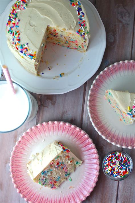 This Funfetti Cake Is Swathed In A Delicious Vanilla Buttercream