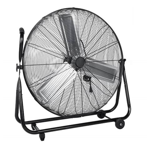 Cadeninc In Speed High Velocity Floor Fan Black With Roll Booster