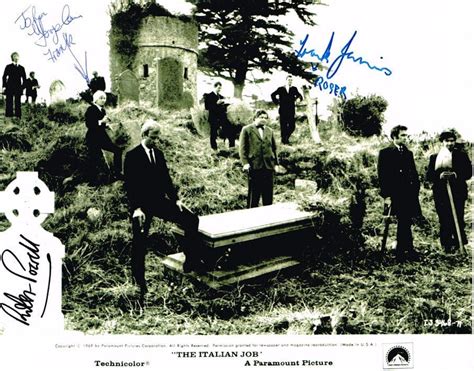 The Italian Job Cast Signed Photo